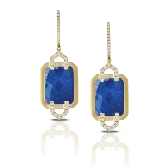 Doves Royal Lapis Earring 