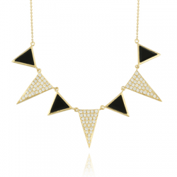 Doves Gatsby Black Onyx Necklace Doves Gatsby Black Onyx Necklace