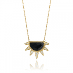 Doves Gatsby Black Onyx Necklace Doves Gatsby Black Onyx Necklace