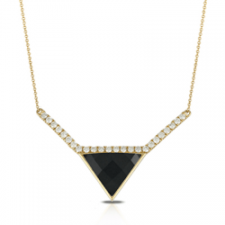 Doves Gatsby Black Onyx Necklace Doves Gatsby Black Onyx Necklace