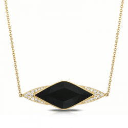 Doves Gatsby Black Onyx Necklace Doves Gatsby Black Onyx Necklace