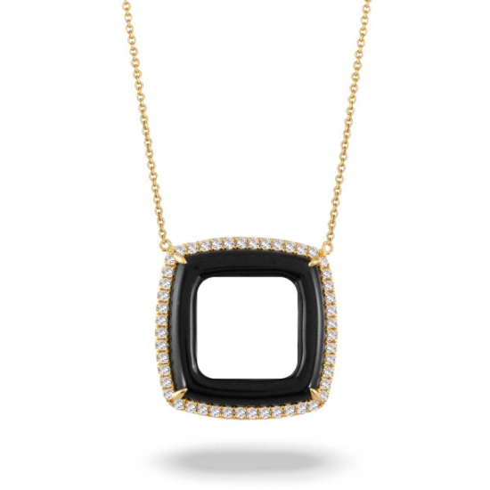 Doves Gatsby Black Onyx Necklace