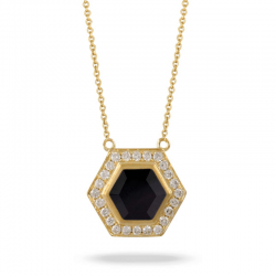 Doves Gatsby Black Onyx Necklace Doves Gatsby Black Onyx Necklace