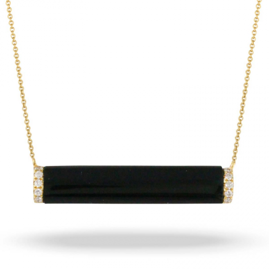 Doves Gatsby Black Onyx Necklace 