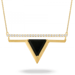 Doves Gatsby Black Onyx Necklace Doves Gatsby Black Onyx Necklace
