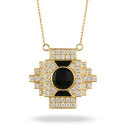 Doves Gatsby Black Onyx Necklace Doves Gatsby Black Onyx Necklace
