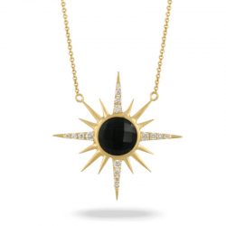 Doves Gatsby Black Onyx Necklace Doves Gatsby Black Onyx Necklace