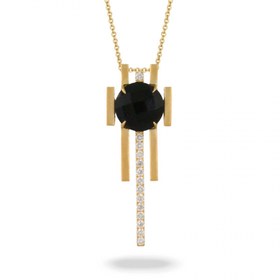 Doves Gatsby Black Onyx Necklace 