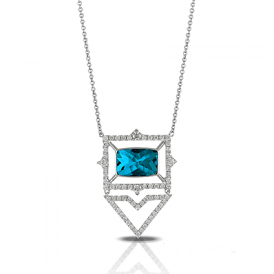 Doves London Blue Necklace