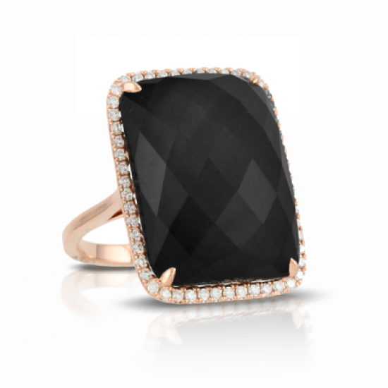 Doves Gatsby Black Onyx Ring 