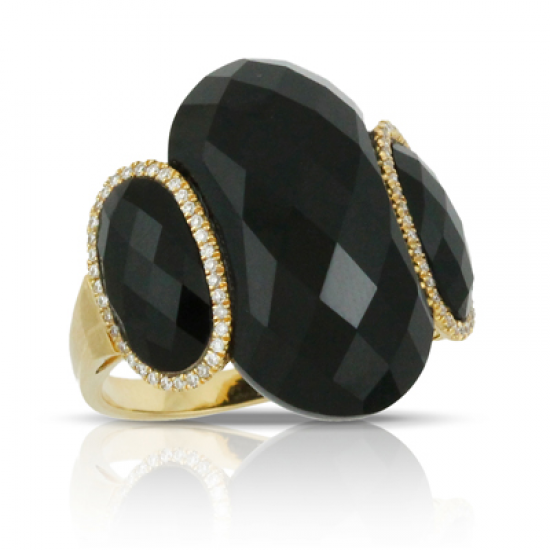 Doves Gatsby Black Onyx Ring 