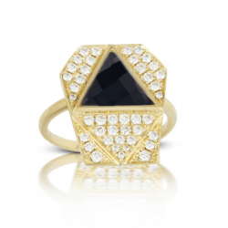 Doves Gatsby Black Onyx Ring Doves Gatsby Black Onyx Ring