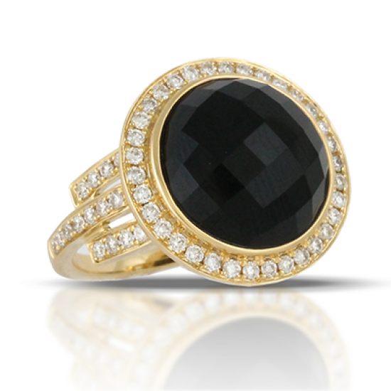 Doves Gatsby Black Onyx Ring 
