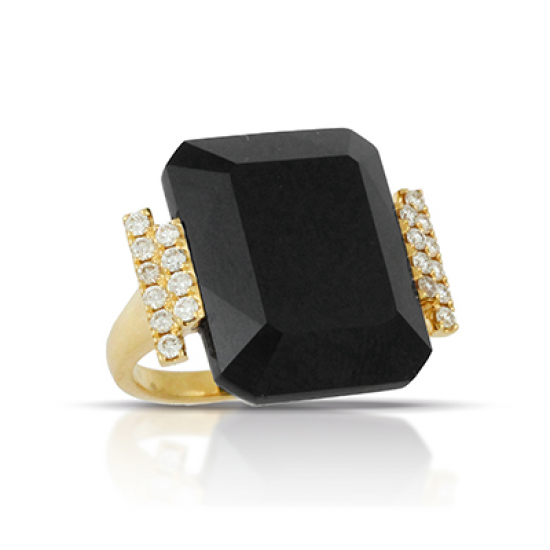 Doves Gatsby Black Onyx Ring 