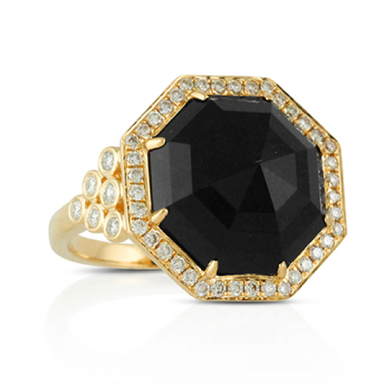 Doves Gatsby Black Onyx Ring 