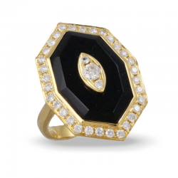 Doves Gatsby Black Onyx Ring Doves Gatsby Black Onyx Ring