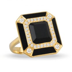 Doves Gatsby Black Onyx Ring Doves Gatsby Black Onyx Ring
