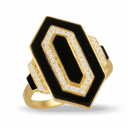 Doves Gatsby Black Onyx Ring Doves Gatsby Black Onyx Ring