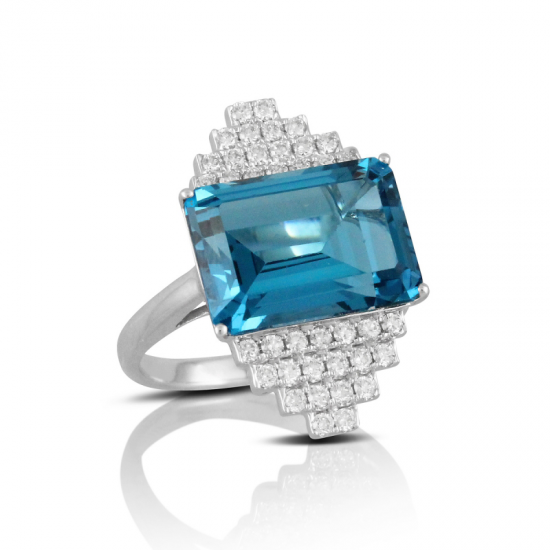 Doves London Blue Ring 