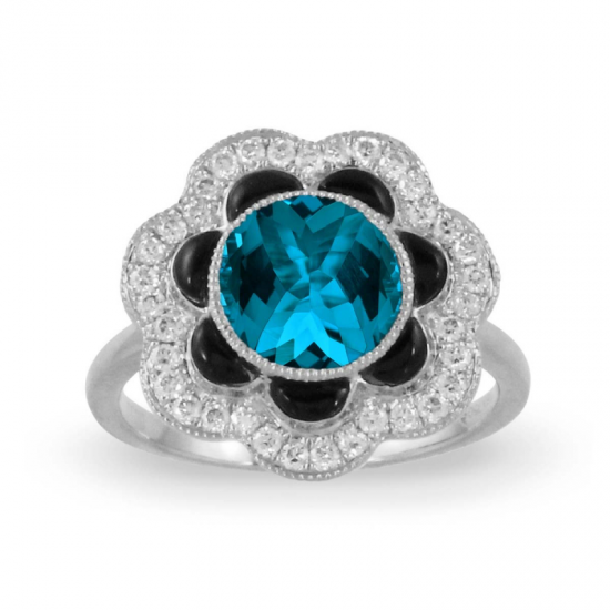 Doves London Blue Ring 