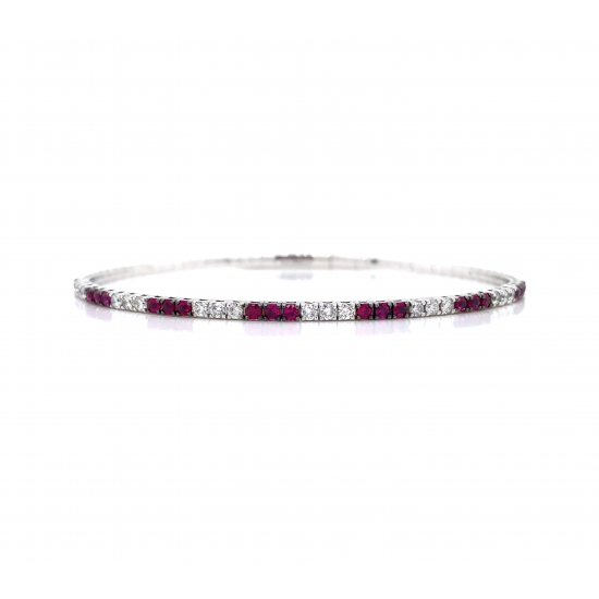 RUBY DIAMOND BANGLE