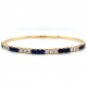 SAPPHIRE DIAMOND BANGLE