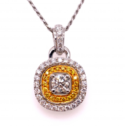 SQUARE DIAMOND PENDANT SQUARE DIAMOND PENDANT