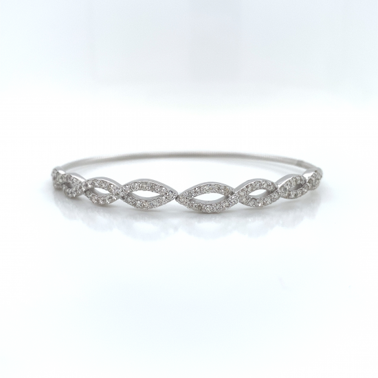 INFINITY DIAMOND BANGLE