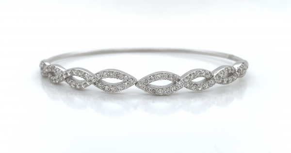 INFINITY DIAMOND BANGLE