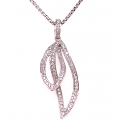 INTER LOOPED DIAMOND PENDANT INTER LOOPED DIAMOND PENDANT