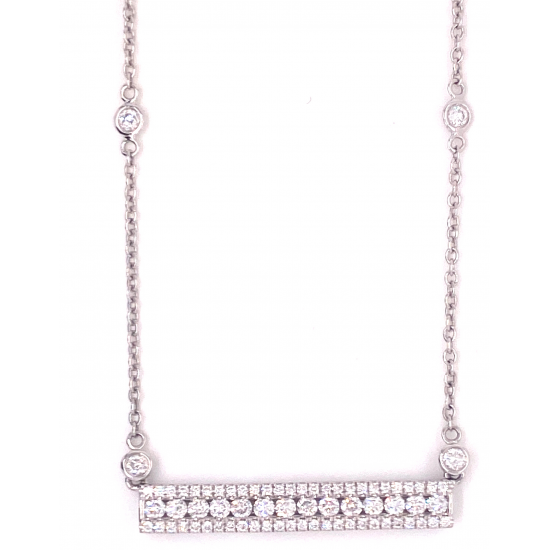 LONG BAR DIAMOND PENDANT