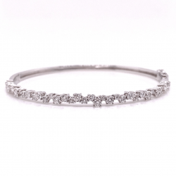 ALTERNATE HALFWAY DIAMOND BANGLE ALTERNATE HALFWAY DIAMOND BANGLE
