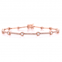 BEZEL SET DAINTY DIAMOND BRACELET