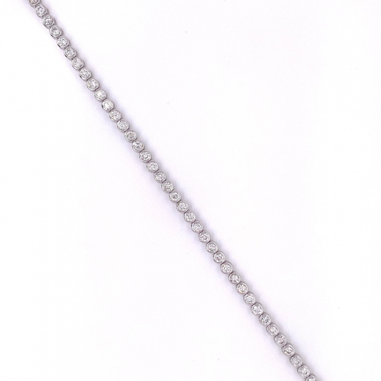 BEZEL SET DIAMOND BRACELET