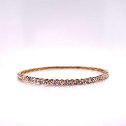 HALF WAY DIAMOND BANGLE