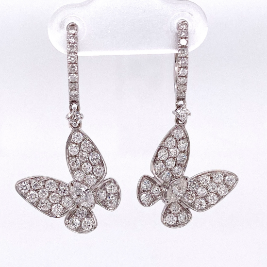 BUTTERFLY DIAMOND EARRINGS