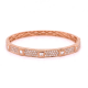 HALFWAY PAVE DIAMOND BANGLE