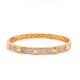 HALFWAY PAVE DIAMOND BANGLE