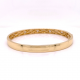 HALFWAY PAVE DIAMOND BANGLE