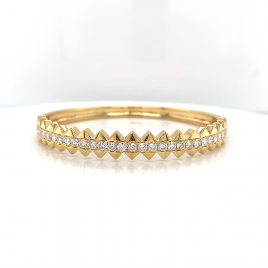 PYRAMID STATION DIAMOND BANGLE