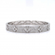 DIAMOND BANGLE WITH FLOWER DESIGN