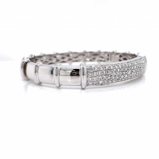 HINGED DIAMOND BANGLE