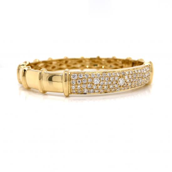 HINGED DIAMOND BANGLE