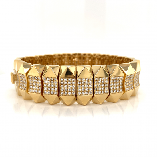 PYRAMID DIAMOND BRACELET