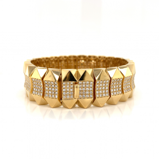 PYRAMID DIAMOND BRACELET