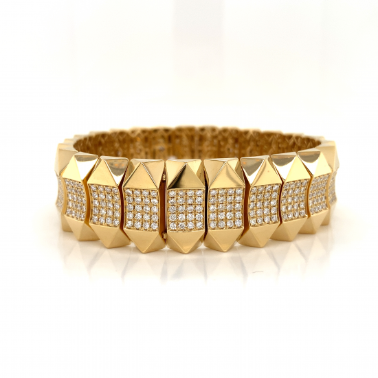 PYRAMID DIAMOND BRACELET