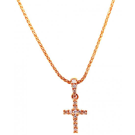 CROSS DIAMOND PENDANT