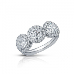 Three Stone Diamond Ring Three Stone Diamond Ring