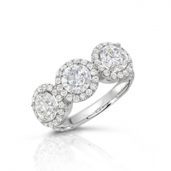 Three Stone Diamond Ring Three Stone Diamond Ring