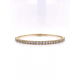 HALF WAY DIAMOND BANGLE